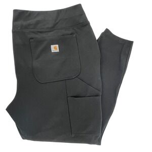Carhartt Force Fitted Utility Leggings Womens 1X Black Work Pants 102482-001